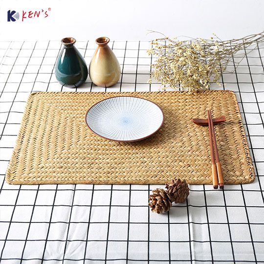 手工编织餐垫隔热垫 碗垫防烫杯垫 （K001059）