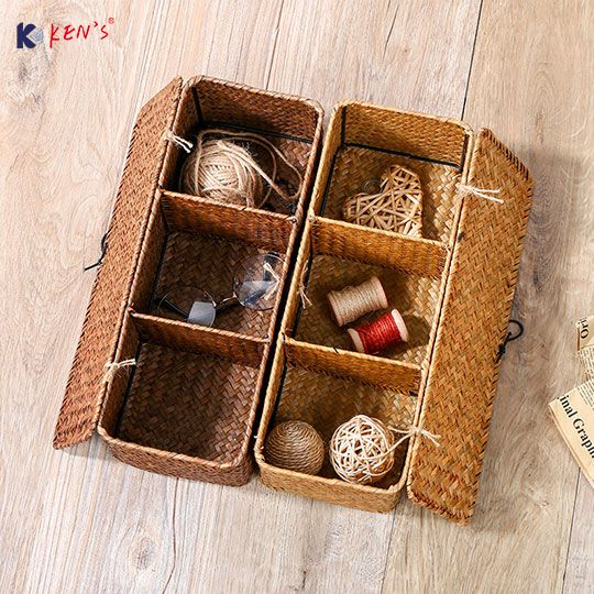 桌面收纳盒 袜子分格收纳化妆品 （K001649B05G）