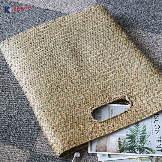 日式蒲草编织袋(K002599)