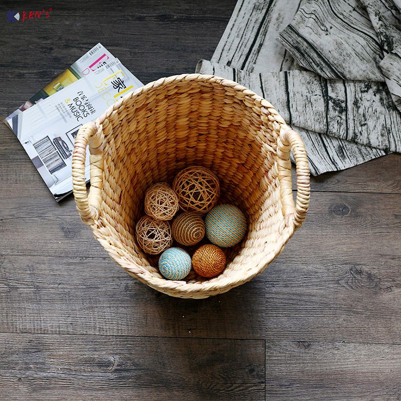 Water hyacinth storage basket - No frame S/2 （2334）