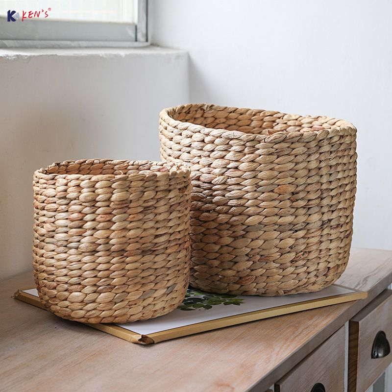 Water hyacinth Basket - No frame S/3 (2726)