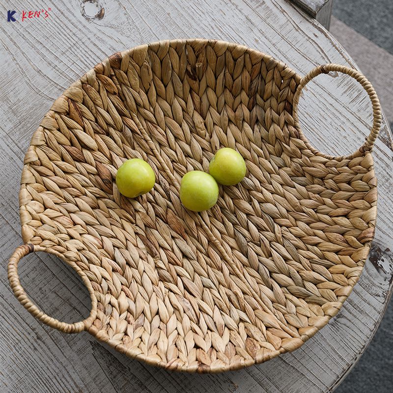 Water hyacinth tray - Round S/3（2810）